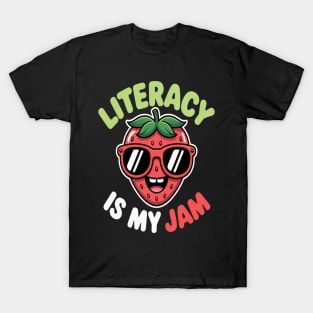 Back To School Literacy Is My Jam English Teacher T-Shirt